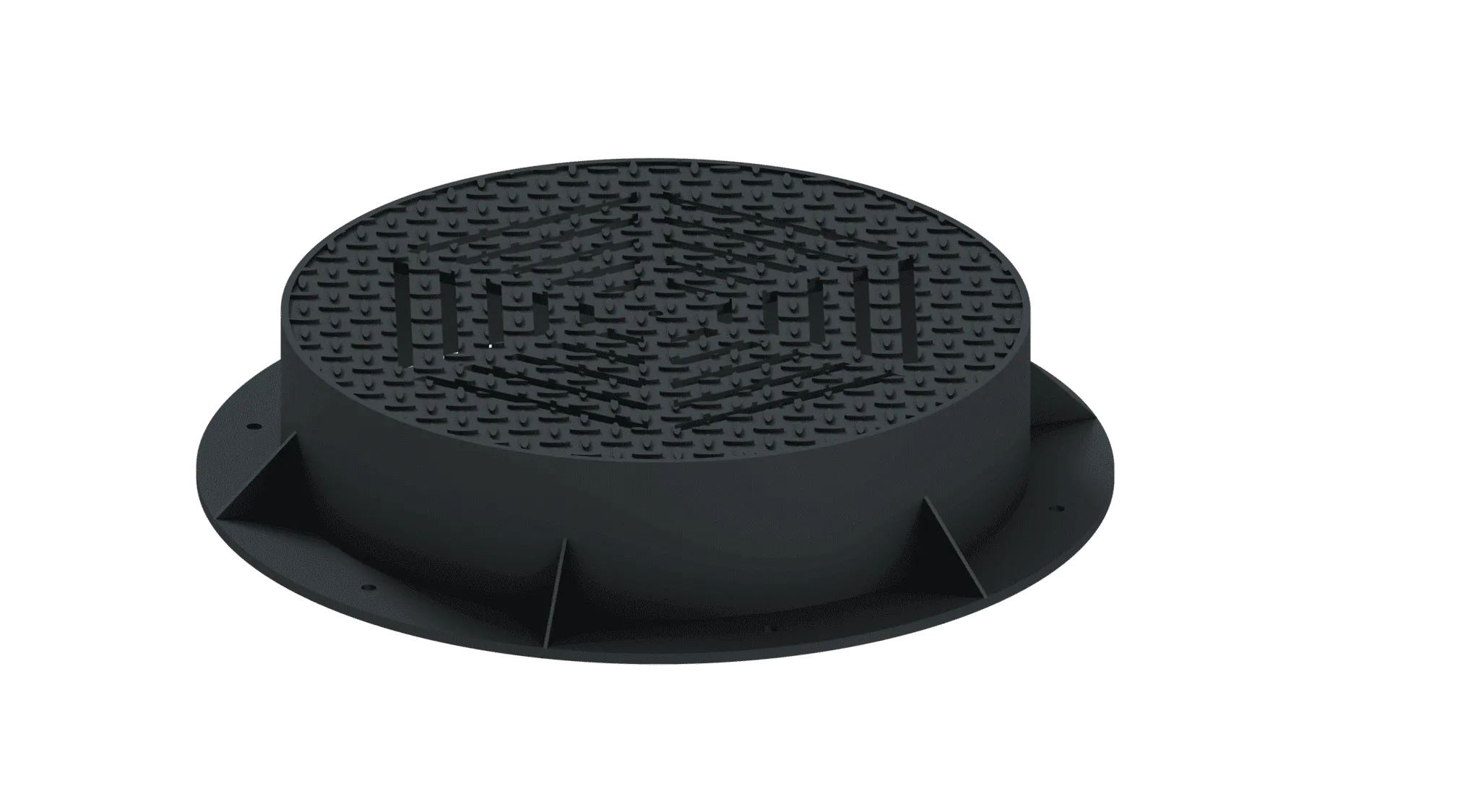 Drain Grate with Base Flange Frame