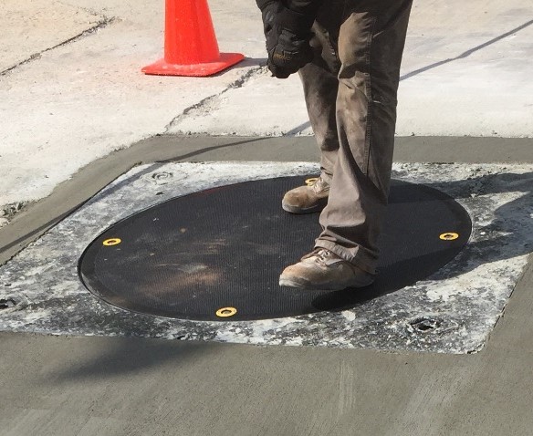 Composite sewer cover