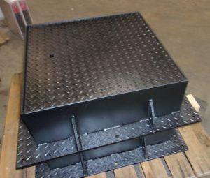 SQUARE BASE FLANGE FRAME AND COVER