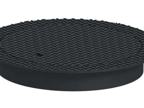 ROUND TOP FLANGE COVER AND FRAME LAY IN