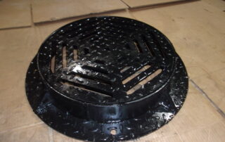 Base Flange Drain Grate Frame and Cover