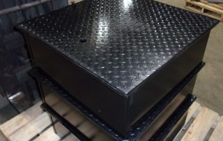 SQUARE MANHOLE FRAME AND COVER