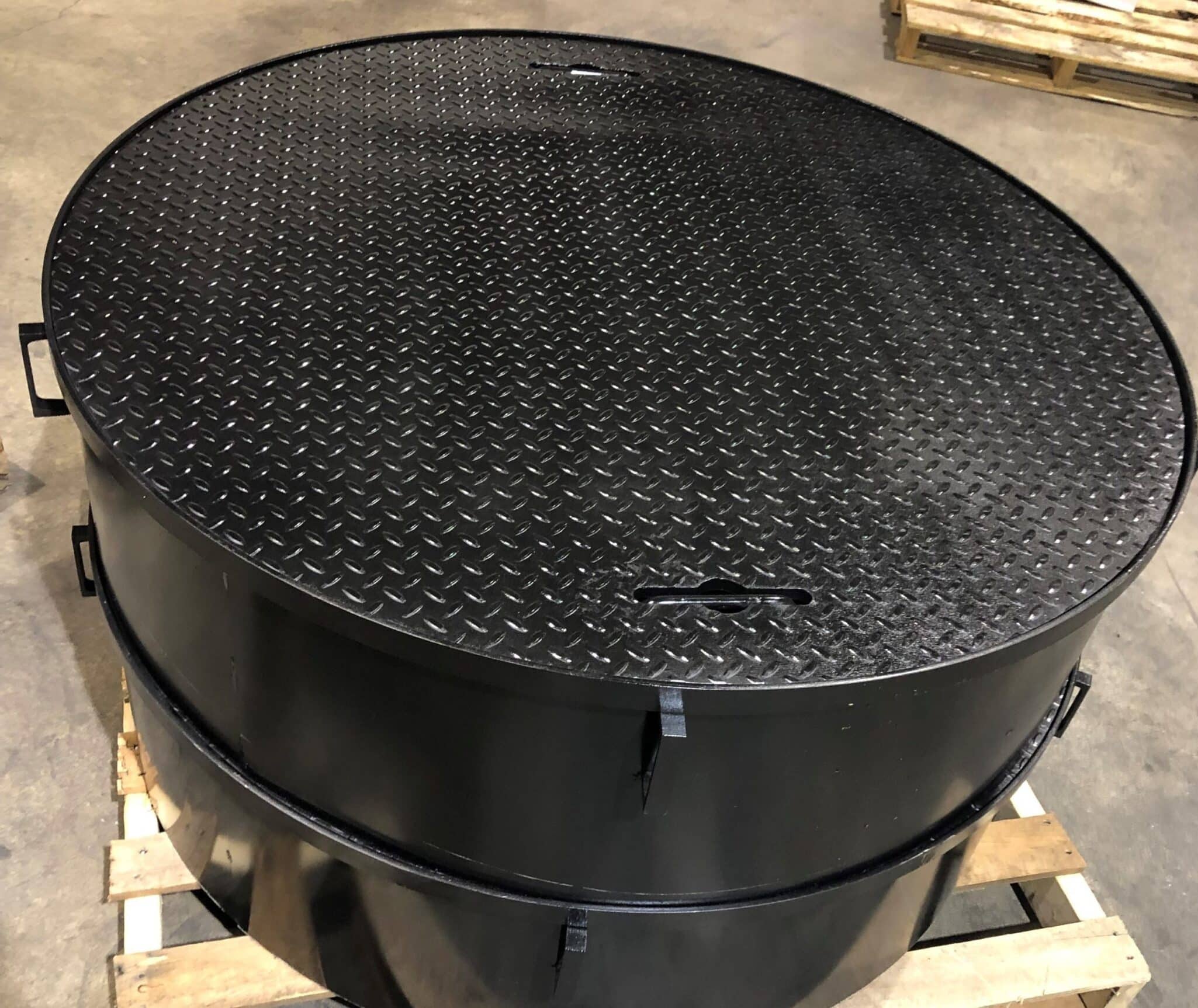 Round Manhole Gravel Guard Frame and Cover