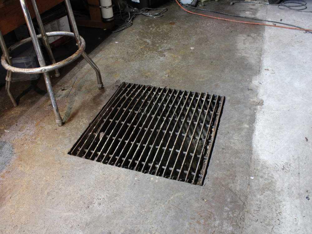 Drain Grate Garage Floor