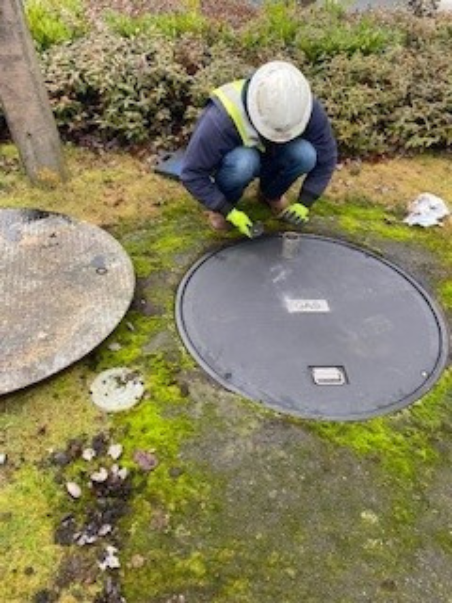 Public Utility Manhole Cover