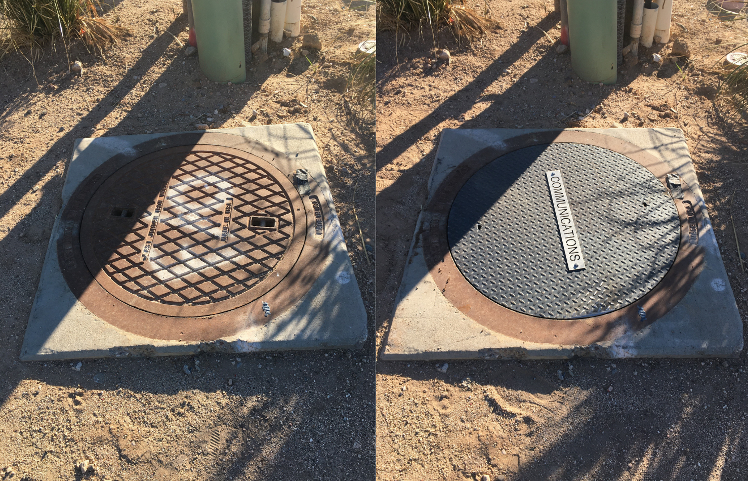 replacement communications manhole cover