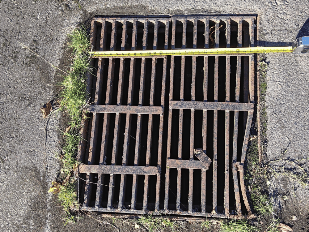 Disheveled Drain Grate